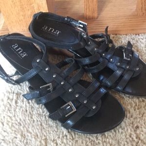 A.n.a wedge sandals